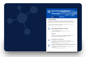 Revyz Saas Data Resilience Checklist